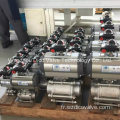 Valve Wenzhou Valve à billes flottantes pneumatique